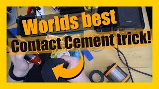 Worlds best contact cement trick. Period. The best tip for Barge contact cement in cosplay.