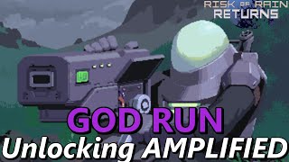 Unlocking Laser Turret Requires a GOD RUN! | Risk of Rain Returns Lets Play