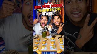 Rock Paper Scissors Food Challenge 😱 | Har Move Par Milega Crazy Food 🤯 #shorts #panipuri #challenge
