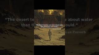 🌍 African Proverb | The Desert’s Hidden Wisdom 🏜️ | Deep Life Quote