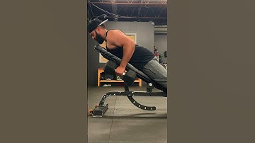 Incline Dumbbell Rows #BackDay #InclineRow #DumbbellWorkout #montreal #india #dubai