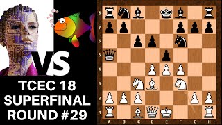 Endgame thorn pawn! || Highly Evolved Leela vs Mighty Stockfish || TCEC 18 Rd 29