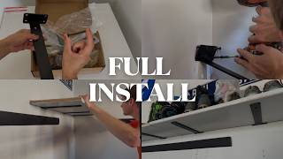 Details Floating Shelf Bracket Installation: 10-Inch Black Hidden L Brackets Update