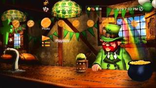 Ps3 Theme: DP Leprechaun Dynamic Theme