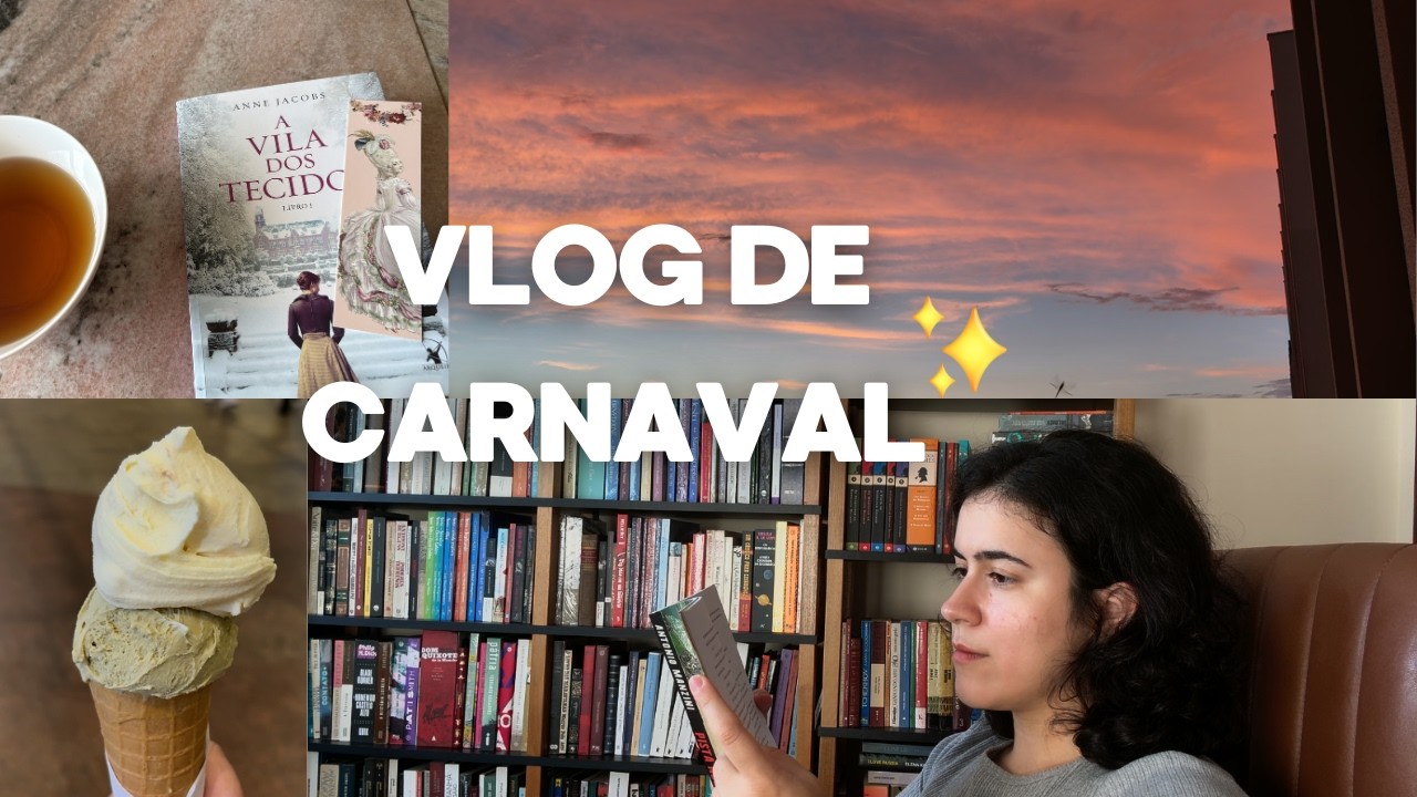 Cozy vlog | Aproveitando o carnaval para relaxar e ler uns livrinhos | Luiza Morais lê