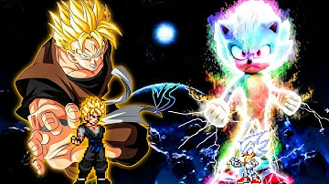 Future Gohan Black SSJ OP (New) VS Sonic Chaos OP (all form) in Jump Force Mugen