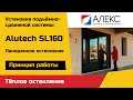 Подъемно-сдвижная система ALUTECH SL160 из алюминиевого профиля | Окна и двери от ALEKSPRO.BY