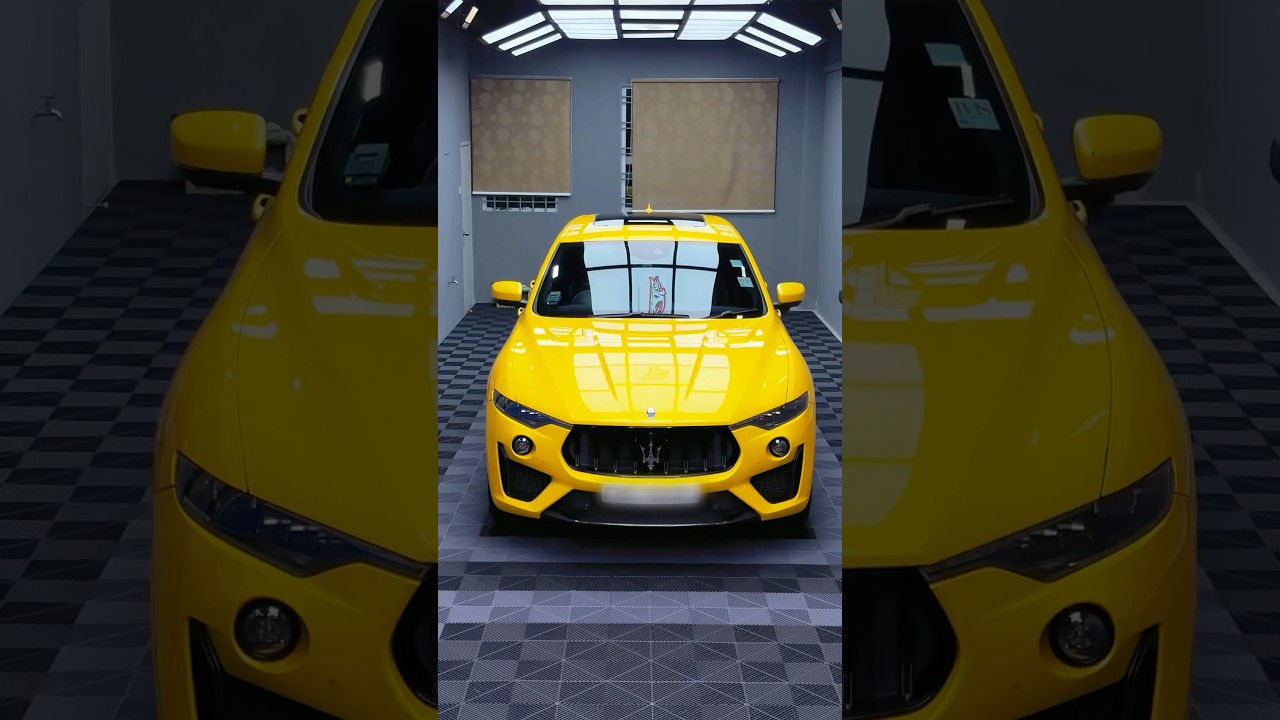 Protecting this 1 OF 100 Maserati Levante with USA 3D Ceramic Coat 💧
