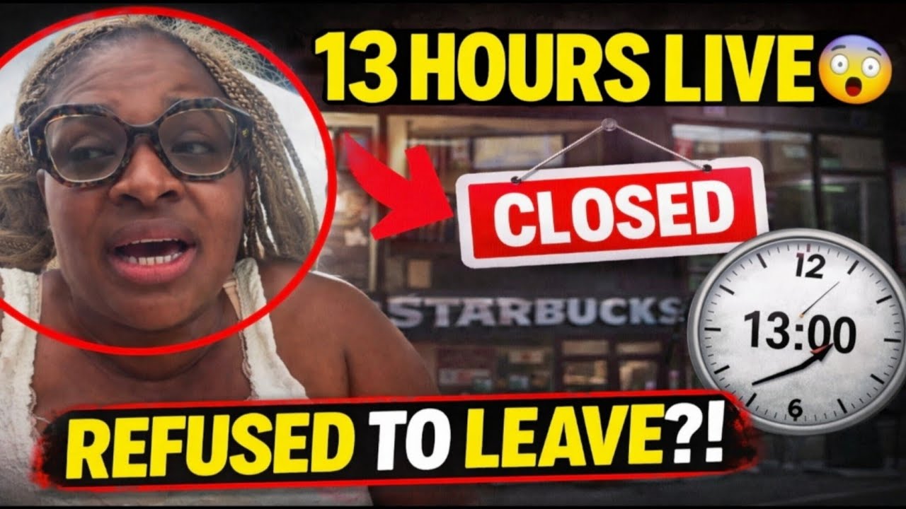 Пич Макинтайр ОТКАЗЫВАЕТСЯ уходить из Starbucks после закрытия?! (13-часовой прямой эфир в TikTok)