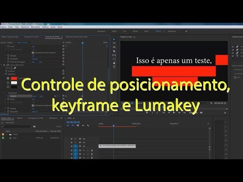 Adobe Premiere:: Básico (aula 1) - Keyframe e Lumakey