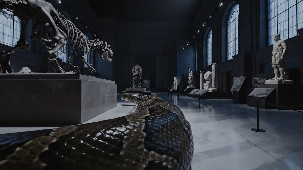 深夜の博物館は何かが起こる