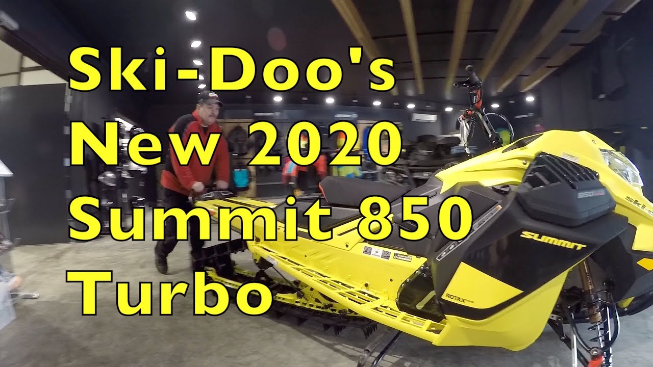 Ski-doo's New 2020 Summit 850 TURBO in Stephenville Newfoundland