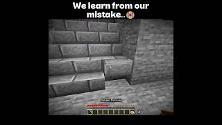 I Have to Delete the Whole World Now. #MinecraftMistakes #SurvivalMinecraft