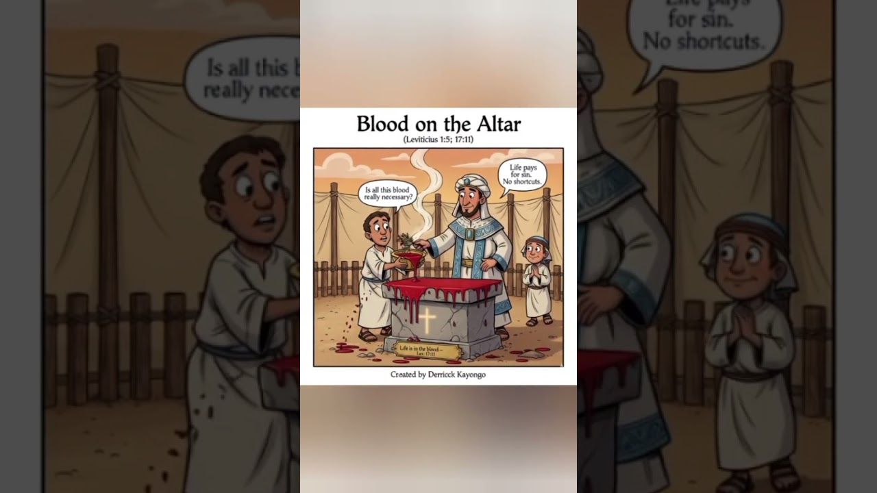 Christ the ultimate blood offering. Blood sprinkling