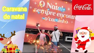 Caravana de natal Coca cola no shopping jardim oriente sjcampos