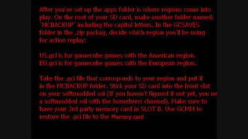 Blackwing Tutorial: Gamecube action replay app for a softmodded wii