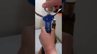 Opening a champagne | How to open a wine of bottle with corkscrew