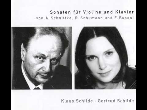 Klaus Schilde, Gertrud Schilde: Alfred Schnittke - Sonate Nr. 3