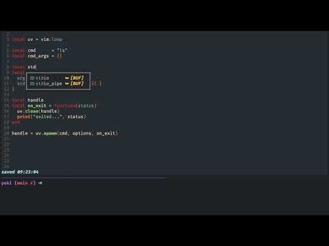 Neovim Libuv spawn #2: read standard output