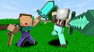 SLENDERMAN TẶNG NOOB KIẾM KIM CƯƠNG KHỔNG LỒ KHI CHƠI MINECRAFT HEXXIT TRONG MINECRAFT