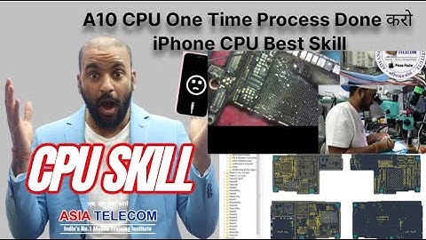 A10 CPU One Time Process Done करो Safe Mode पर   ( Course में आ गया अब ) iPhone CPU Best Skill