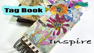 Tag Book Page Using Scraps