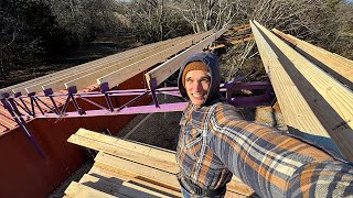 Part 3 Dream Shipping Container Build Installing The Perlin We Finished It Just In Time