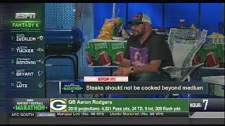 DJ Rob Swift on ESPN's Fantasy Draft Marathon 2018