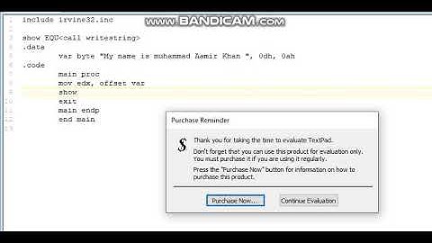 EQU directive in Assembly language