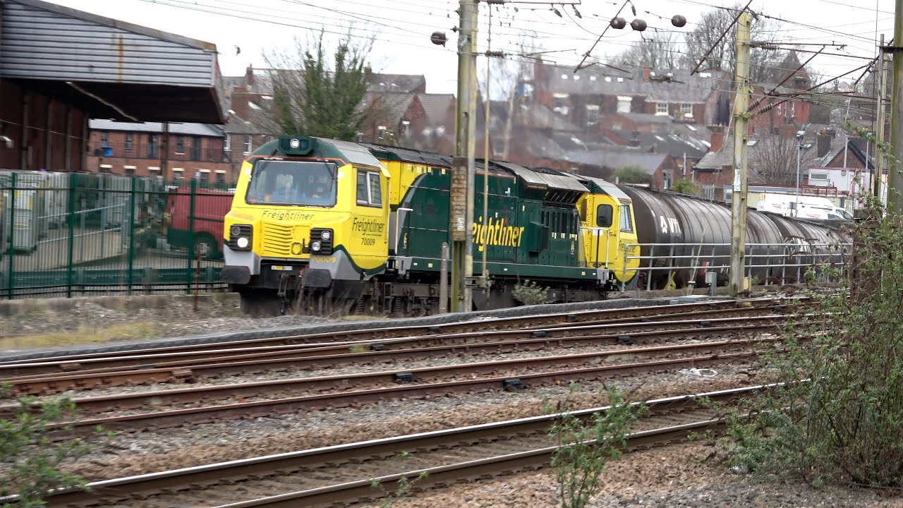 Its Colas honestly! Class 70 bursts into Preston Station: A Few Hours at Preston Station 13 Mar 24
