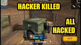 HACKER KILLED SCENE AT THE END// GARENA FREE FIRE BATTLEGROUNDS!!!!///BOOYAH!!!! screenshot 2