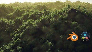 Made 3D Realistic Forest in Blender 2.9 & Davinci Resolve 16 | Tutorial - CG Geek | Fuad