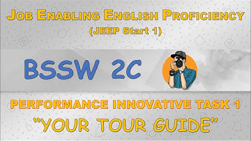 YOUR TOUR GUIDE | Performance Innovative Task | MELlennials Vlog Network