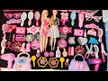 ASMR 9.18 most satisfying with unboxing hello kitty Barbie Dolls fashion beauty cosmetics playsets