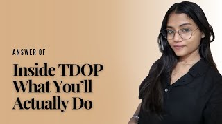 What Do You Actually Do in TDOP? | CS 3-Day Orientation Explained 