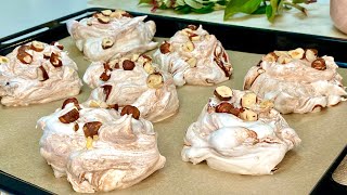Meringue Cookies Recipe | Chocolate  pavlova cake