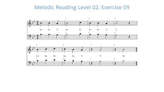 Melodic Reading Level Two : Exercise 09