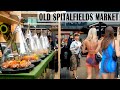London Walking Tour | Old Spitalfields Market, London - August 2021 [4K]