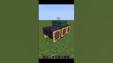 Mini Tank Build Hack in Minecraft #shorts