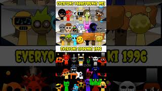Everyone Parasprunki Msi Vs Everyone Sprunki 1996 Incredibox Sprunki