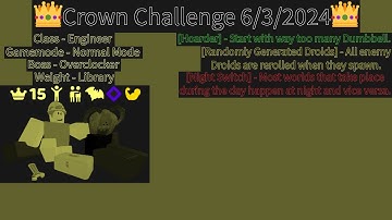 Crown Challenge 6/3/2024 - Randomly Generated Droids