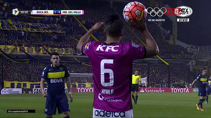BOCAj vs  IND DEL VALLE (semifinal vuelta) 14/7/2016  completo