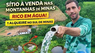 SÍTIO À VENDA 🚨 4 NASCENTES ENCANADAS + 2 CASAS! RICO EM ÁGUA