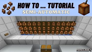 SEMI-AUTOMATIC COCOA BEAN FARM in Minecraft - How to…Tutorial (Simple, Cheap, Efficient)