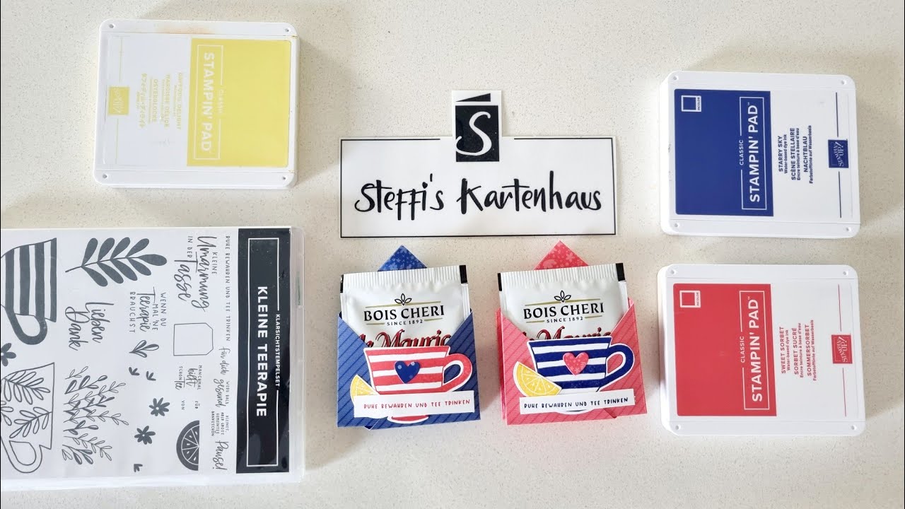 Einstimmung auf den Jahreskatalog Teeliebe Goodie Verpackung Teebeutel Anleitung Stampin up InColor