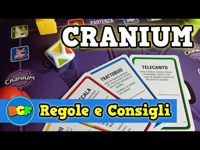 CRANIUM, Gioco a Squadre con Sfide di Mimo, Disegno, Canto e Dizione