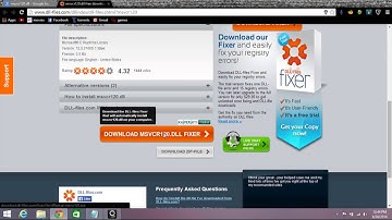 How to Download And FIX MSVCR120D.dll  Misiing Error