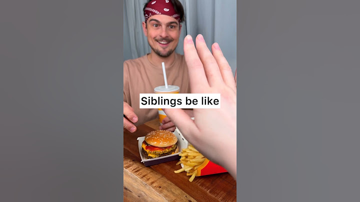 How to help your sibling with BURGER and FRIES, properly?😁❤️🍔🍟| CHEFKOUDY