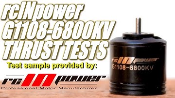 rcINpower G1108-6800KV Big Micro Power! 0.5Kg Static Thrust !!!!