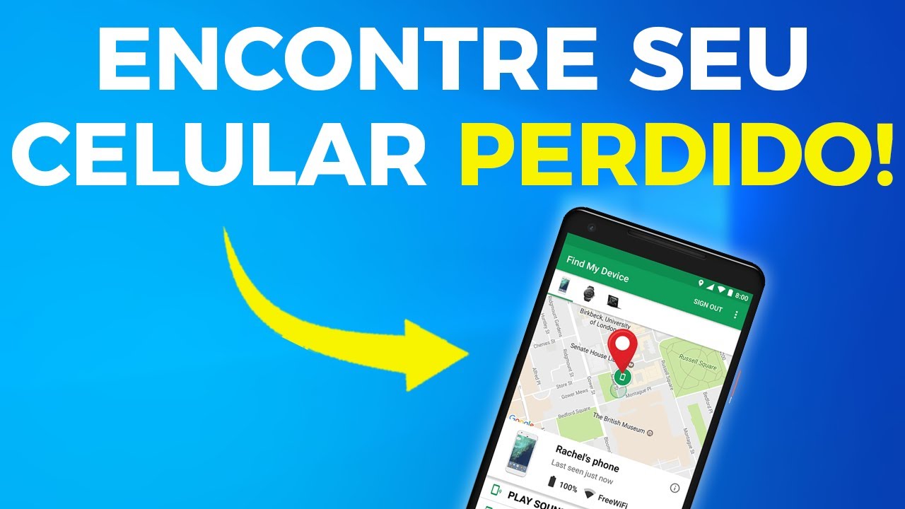 Como RASTREAR Celular Android Perdido/Roubado Usando seu E-mail! - YouTube